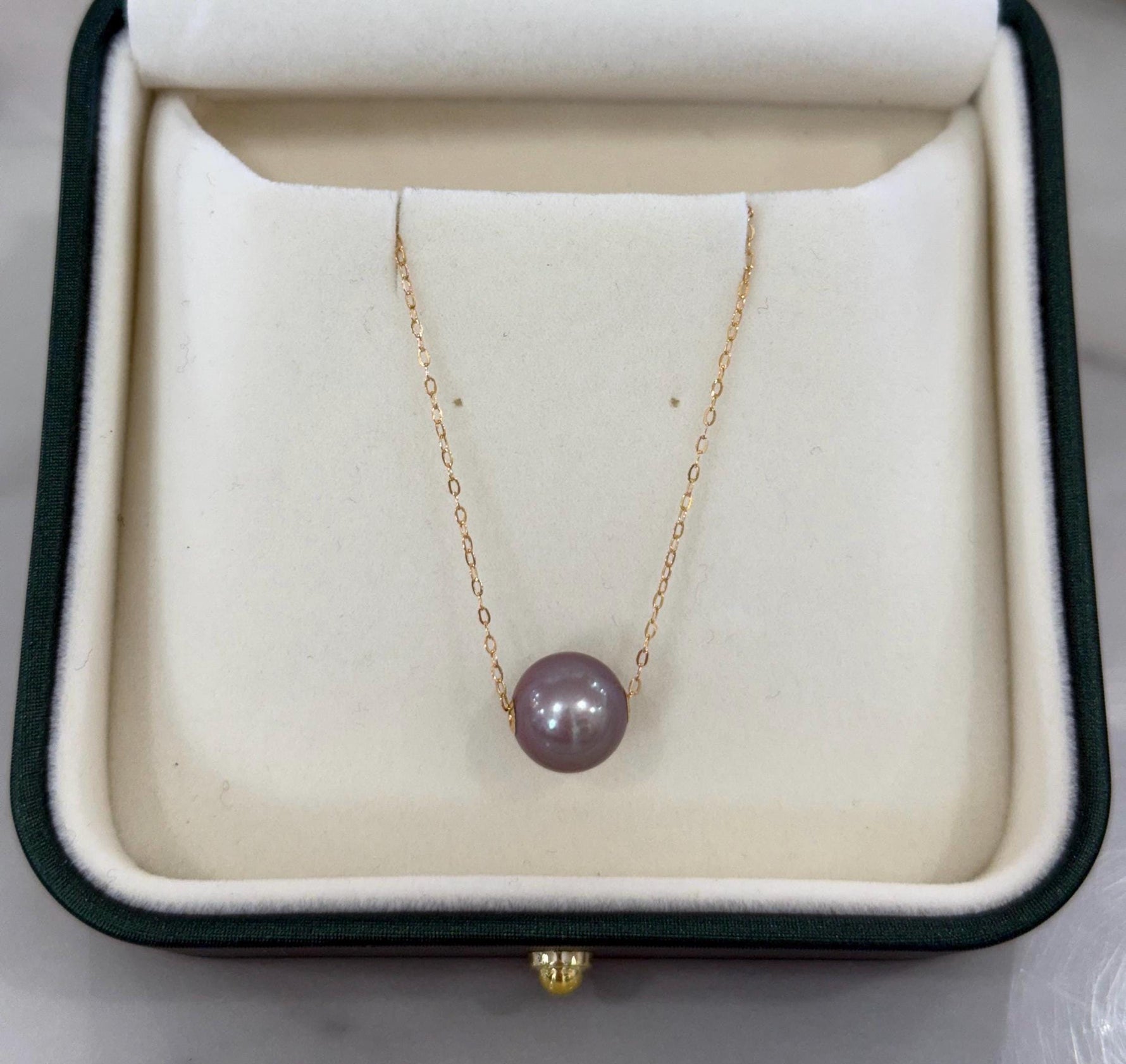 floating pearl pendant