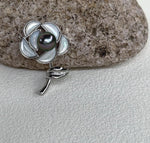 Tahitian Ocean Pearl Brooch Pendant 2in1: Extreme Luster mirrrored, 9.2mm, peacock green pearl, 2.5x3.8cm, S925 silver chain. gift for her birthday