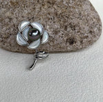 Tahitian Ocean Pearl Brooch Pendant 2in1: Extreme Luster mirrrored, 9.2mm, peacock green pearl, 2.5x3.8cm, S925 silver chain.