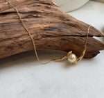 8.9mm South Sea golden Ocean Pearl pendant necklace set:top quality Extreme luster mirrored, pure gold pearl, S925 silver pendant chain set.