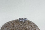7pcs White Small Pearls Ring: Extreme luster mirrored, 3.1-3.4mm, S925 Silver adjustable Ring.