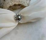 10.1mm Tahitian Ocean Platinum Pearl Ring: Extreme luster mirrored, S925 silver Floral adjustable Ring.