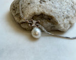 12.7mm Australian Ocean white Pearl  Pendant Necklace Set: Extreme luster mirrored, S925 silver Chain Set.