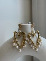 20pcs White Pearls Earrings Chandeliers: Extreme luster pearls, 4.2-5.6mm, Boho earrings. Pearl Jewelry Idea, party earrings