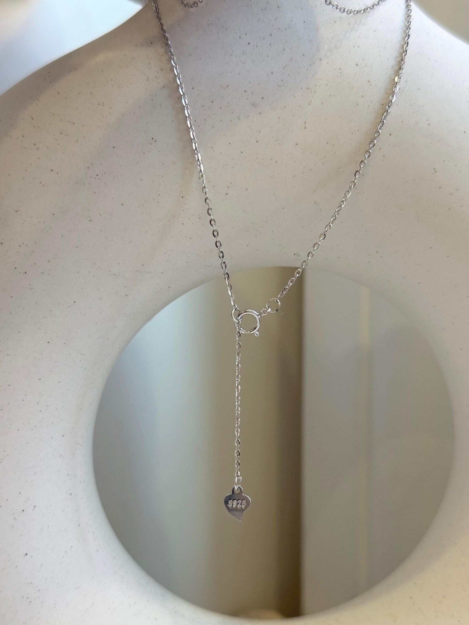 South sea golden baroque Pearl pendant: Extreme luster mirrored, silver golden pearl, 14.7x19.5mm, S925 silver cool pendant chain set.