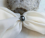 11.1x12.5mm Tahitian Ocean Platinum Pearl Ring: Extreme luster mirrored, S925 silver Minimalist adjustable Ring.Pearl Jewelry Idea