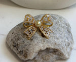 South sea golden pearl brooch: Extreme luster mirrored effect, 9.1mm, ultra gold pearl. Christmas Brooch. gift for her