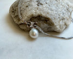 12.7mm Australian Ocean white Pearl  Pendant Necklace Set: Extreme luster mirrored, S925 silver Chain Set. daily wear white Pearl necklace