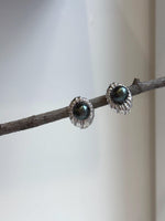 Elly’s 10.4mm Tahitian Peacock green ocean pearls earrings: Extreme luster mirrored, S925 silver fireworks earrings. Pearl jewelry. gift for her anniversary