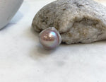 Elly’s 16.6mm Huge Rose Edison pearl ring: Extreme luster mirrored, 1.9cm dia. S925 silver adjustable ring. gift for her birthday