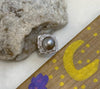 Elly’s 10.8mm Tahitian Platinum ocean Pearl vintage Ring: Extreme luster mirrored, 1.8x2cm, S925 Silver Adjustable Ring.