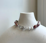 Elly’s 5-7.2mm Freshwater Pearls Bracelet: Extreme luster, 7.2” knotted, S925 silver clip bracelet. gift for her