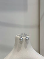 Elly’s Set of 8.4mm Akoya Ocean Pearls Earrings Studs and Jacket: Extreme luster Mirrored, S925 silver Earrings jacket and studs.