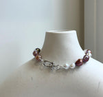 Elly’s 5-7.2mm Freshwater Pearls Bracelet: Extreme luster, 7.2” knotted, S925 silver clip bracelet. gift for her