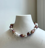 Elly’s 5-7.2mm Freshwater Pearls Bracelet: Extreme luster, 7.2” knotted, S925 silver clip bracelet. gift for her