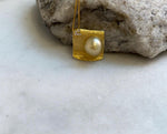 Elly’s 10mm South sea ultra gold Pearl pendant: Extreme luster mirrored, 2x2cm, S925 silver Vintage pendant chain set. gift for her Valentine’s Day