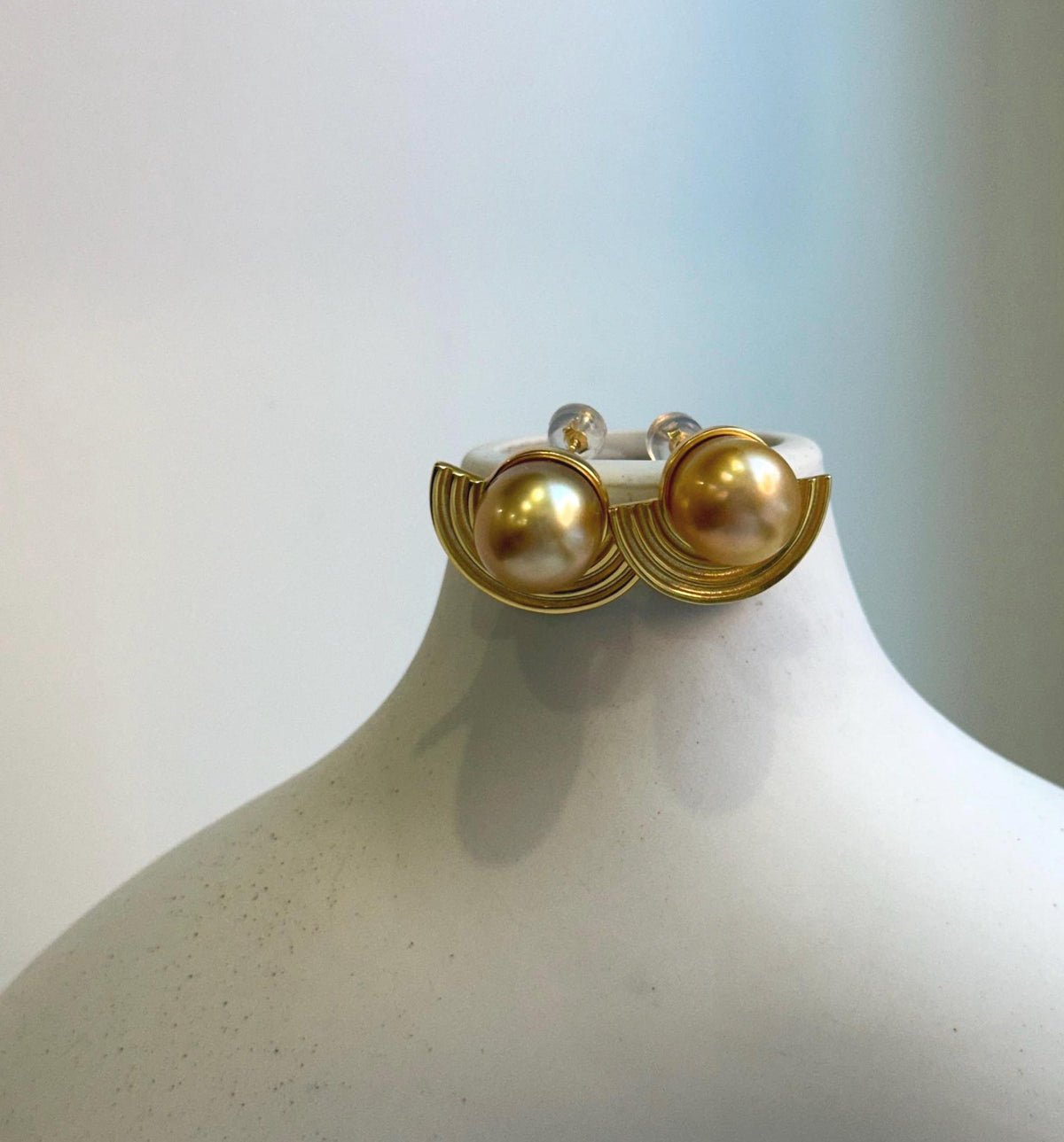 Elly’s 11.1mm South sea Deep Tea gold ocean Pearls Earrings: Extreme luster mirrored, 1.6x2.1cm, S925 silver cool earrings. gift for her