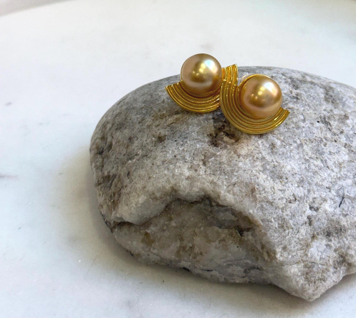 Elly’s 11.1mm South sea Deep Tea gold ocean Pearls Earrings: Extreme luster mirrored, 1.6x2.1cm, S925 silver cool earrings. gift for her