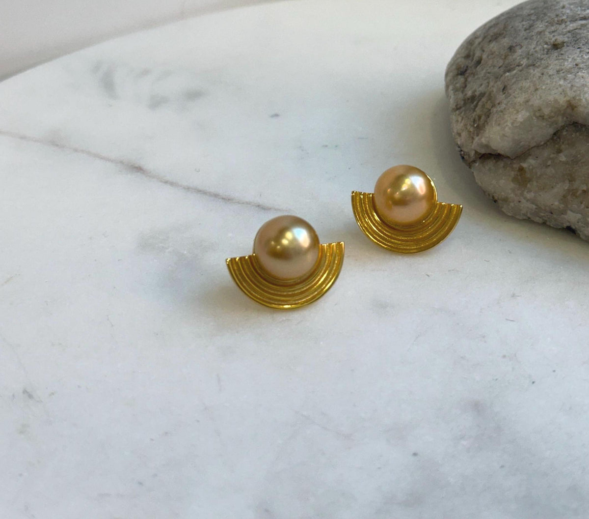 Elly’s 11.1mm South sea Deep Tea gold ocean Pearls Earrings: Extreme luster mirrored, 1.6x2.1cm, S925 silver cool earrings. gift for her