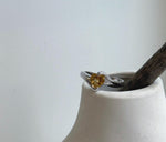 Elly’s Genius Citrine S925 silver Heart Ring, US