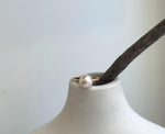Elly’s 8.7mm Akoya ivory ocean pearl Ring: Extreme luster mirrored, s925 silver adjustable ring. Pearl Jewelry Idea.