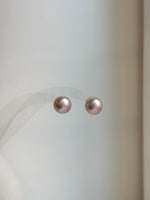 Elly’s 5A 11.7mm Edison Rose Pearls Earrings studs: Extreme luster Mirrored, S925 silver Classic minimalist earrings studs. daily office pearls earrings studs gift for her birthday anniversary holiday