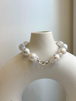 Elly’s 12pcs Australian Ocean white silver Pearls Bracelet: Extreme luster mirrored, to 18.2mm, 8.4” knotted, S925 silver clip. gift for her holiday