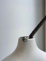 Elly’s 10.3mm Tahitian Ocean Peacock green ocean Pearl Ring: Extreme luster mirrored, S925 silver adjustable Ring. Pearl Jewelry Idea.