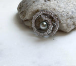 Elly’s 9.4mm Tahitian Peacock Green Ocean Pearl Vintage Snake Brooch Pendant 2in1: Extreme luster mirrored, gift for her