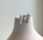 Elly’s 6pcs 6-6.2mm White Pearls Earrings: Extreme luster Mirrored, S925 silver earrings studs. Gift for her