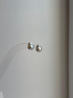 Elly’s 8.3x9.9mm Akoya ocean Tail pearls Earrings studs: Extreme luster mirrored, s925 silver earrings. Pearl jewelry idea. gift for her