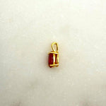 Pigeon Blood Pear Cut Ruby Necklace, 1.0ct/5*7mm Teardrop Lab Ruby Pendant, Solid Sterling Silver Jewelry