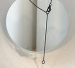 Elly’s 9.5mm Tahitian black ocean pearl Star pendant: Extreme luster mirrored, 2.6x3.8cm, S925 silver cool pendant chain set.