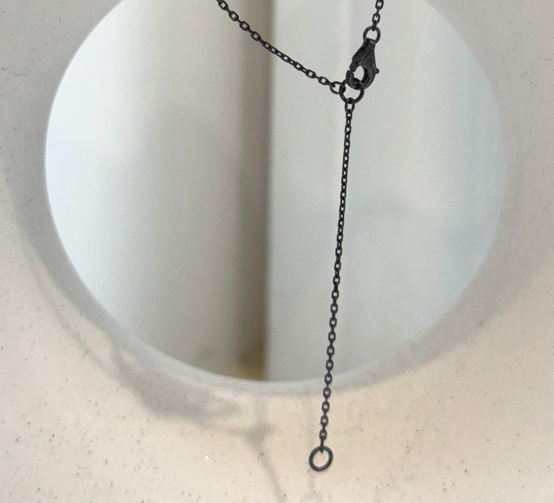 Elly’s 9.5mm Tahitian black ocean pearl Star pendant: Extreme luster mirrored, 2.6x3.8cm, S925 silver cool pendant chain set.