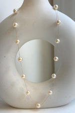 Elly’s Au750 18K Gold 14pcs, extreme luster Mirrored, Akoya Golden Ocean Pearls  vintage Satellite Necklace, 7.5-8mm, 17.7”. gift for her high quality pearls 18k real gold necklace