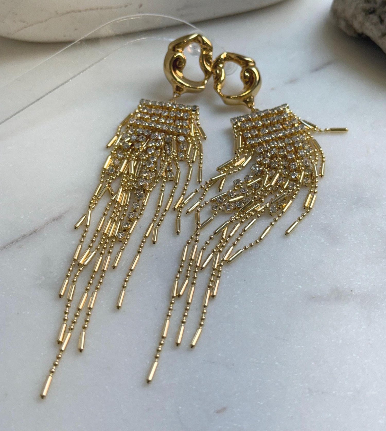 fancy cool ziron earrings chandeliers for party holiday