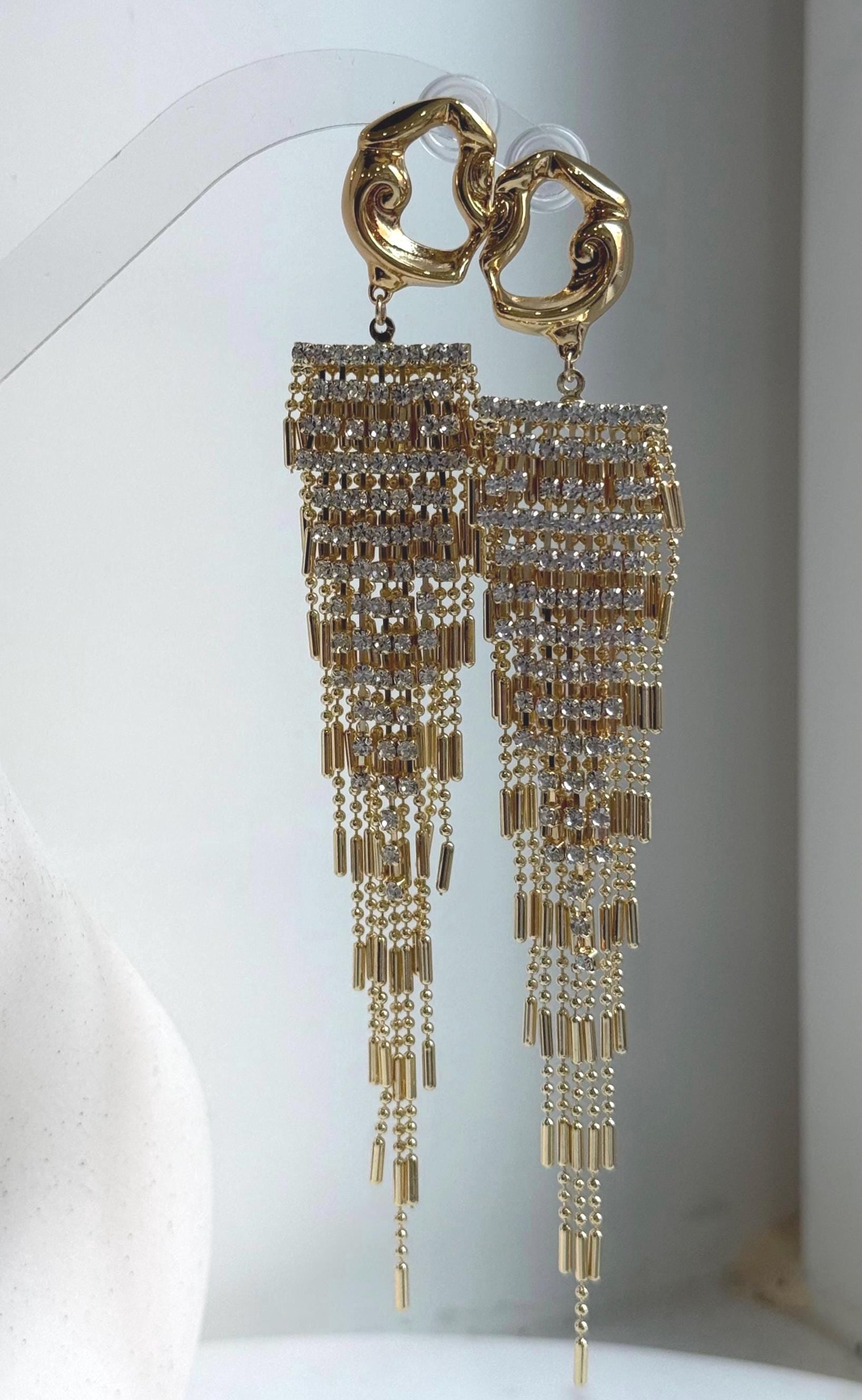 fancy cool ziron earrings chandeliers for party