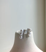 Elly’s 6pcs 6-6.2mm White Pearls Earrings: Extreme luster Mirrored, S925 silver earrings studs. Gift for her high quality white pearls earrings