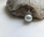 Elly’s 14.1mm Huge Edison Blue silver Pearl princess Pendant: Extreme luster, 2.2cm, s925 silver minimalist pendant necklace set. gift for her birthday anniversary daily office high quality huge pearl pendant