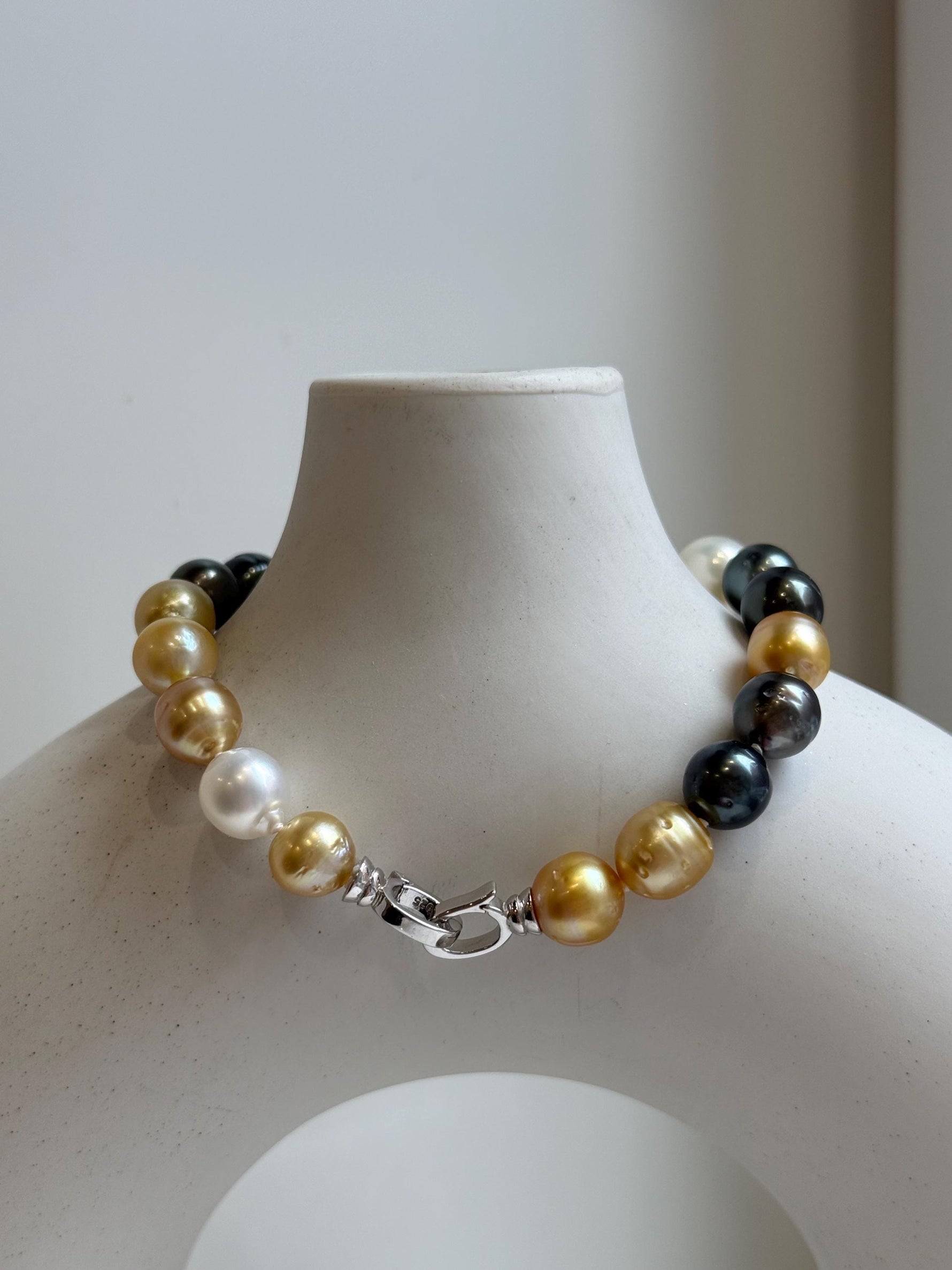 Elly’s 20pcs Genius Ocean Pearls Bracelet: Extreme luster, 8.7-10.2mm, 8.8”knot, S925 silver bracelet. high quality pearls bracelet gift for her birthday
