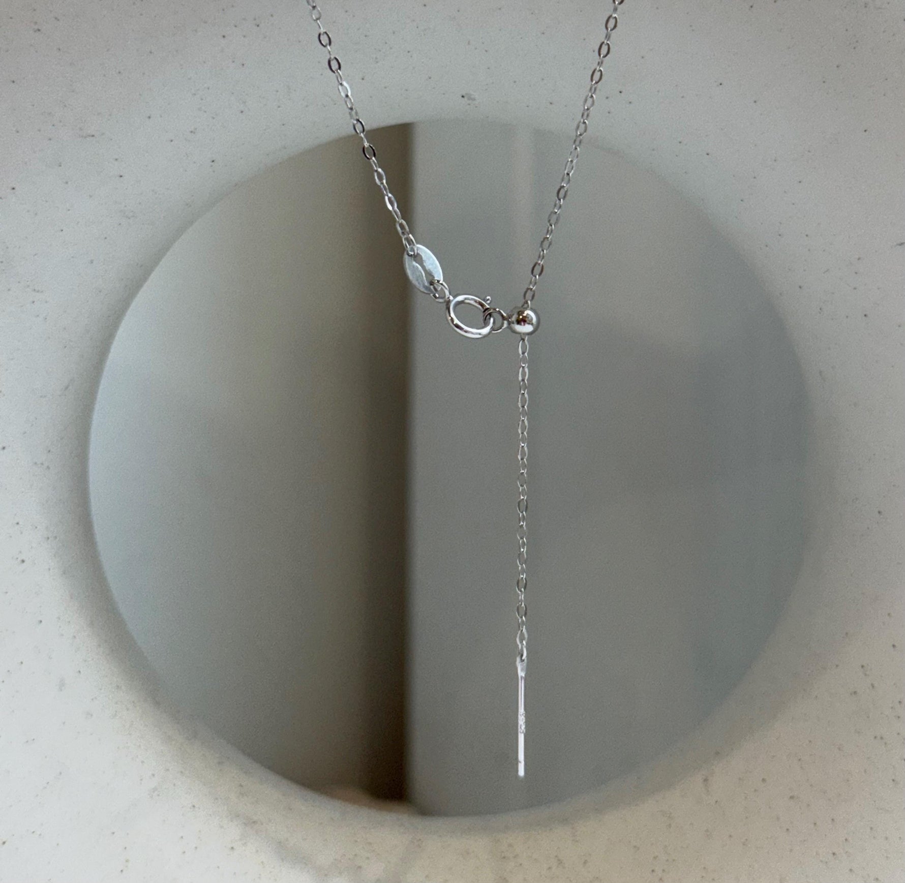 Elly’s 8.2mm Geniu Akoya blue silver ocean pearl Pendant: Extreme luster mirrored, s925 silver minimalist pendant. gift for her
