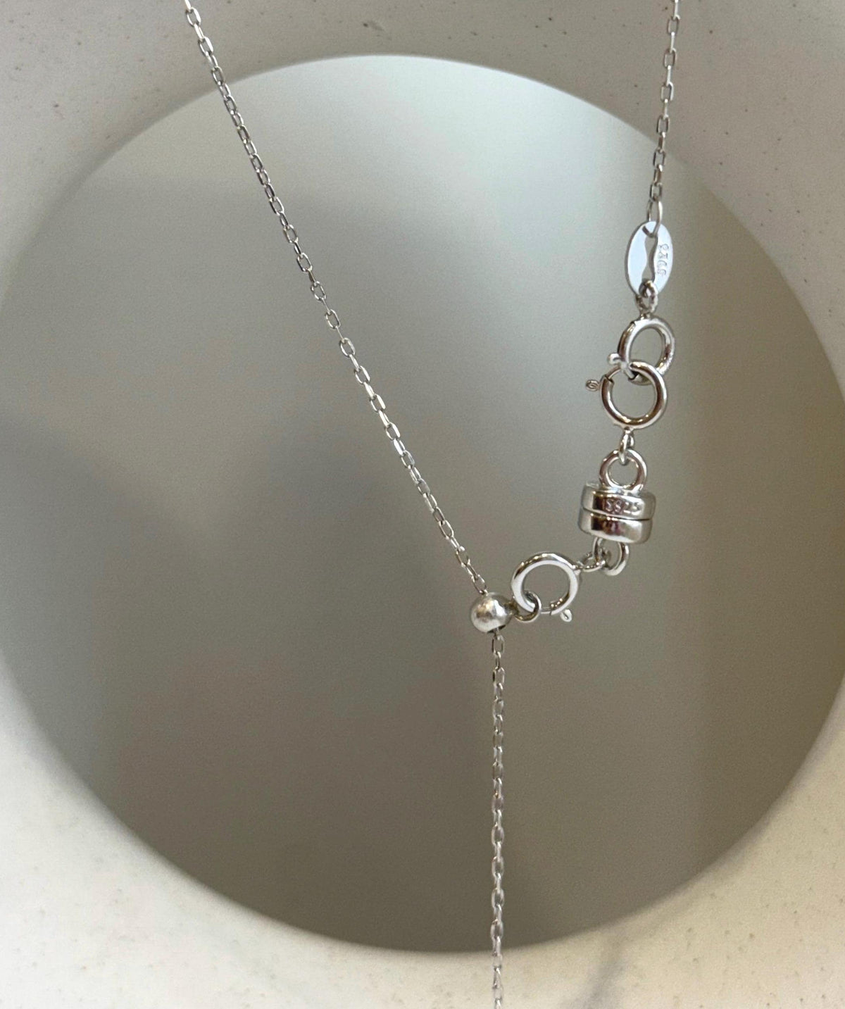 Elly’s 8.7-10.1mm Genius Tahitian platinum olive ocean pearls Pendant: Extreme luster mirrored, 1.6cm high, s925 silver minimalist pendant. gift for her