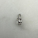 D/VVS1 Flawless Moissanite Pendant | 2ct/8mm Round Brilliant Cut Dainty Necklace | Solid S925 Silver Jewelry