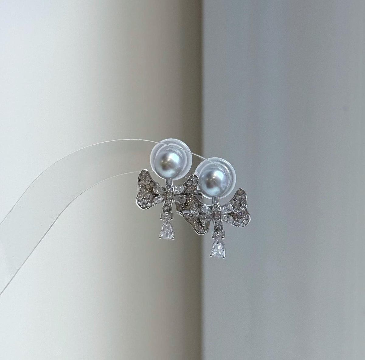 Elly’s Set of 6.6mm Akoya Blue silver ocean pearls Earrings studs: Extreme luster mirrored, s925 silver earrings stud with jackets.