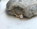 Elly’s 7.6mm Akoya off white Ocean Pearl pendant: Extreme luster mirrored, 1.2x2.2cm, S925 silver cute cool pendant chain magnetic clip set. pearl jewelry gift for her