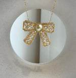 Elly’s South sea ultra gold pearl butterfly bow brooch pendant 2in1: Extreme luster mirrored, 10.5mm, 4x3.2cm. high quality elegant brooch for her