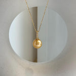 Elly’s 11.2mm Genius South sea deep tea gold ocean pearl Pendant: Extreme luster, 2.5cm high, s925 silver 18k gold plated pendant. gift for her birthday