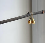 Elly’s 9.2mm Genius South sea deep golden ocean Pearls Earrings hooks: Extreme luster mirrored, 2.7cm high, S925 silver earrings.