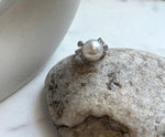 Elly’s 12.3mm Australian ocean white pearl Ring: Extreme luster mirrored, S925 silver adjustable Floral Ring. high quality white ocean pearl sterling silver adjustable Ring for her anniversary