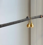 Elly’s 9.2mm Genius South sea deep golden ocean Pearls Earrings hooks: Extreme luster mirrored, 2.7cm high, S925 silver earrings. daily office golden pearls earrings hooks for her